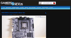 Desktop Screenshot of gamersnexus.net