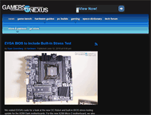 Tablet Screenshot of gamersnexus.net